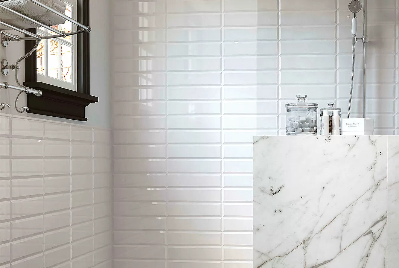 Плитка LMKC Brick Calacatta Extra 8x31.5