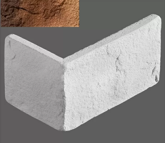 Искусственный камень Угловой элемент Палермо 345 13,2/28x14,7x2