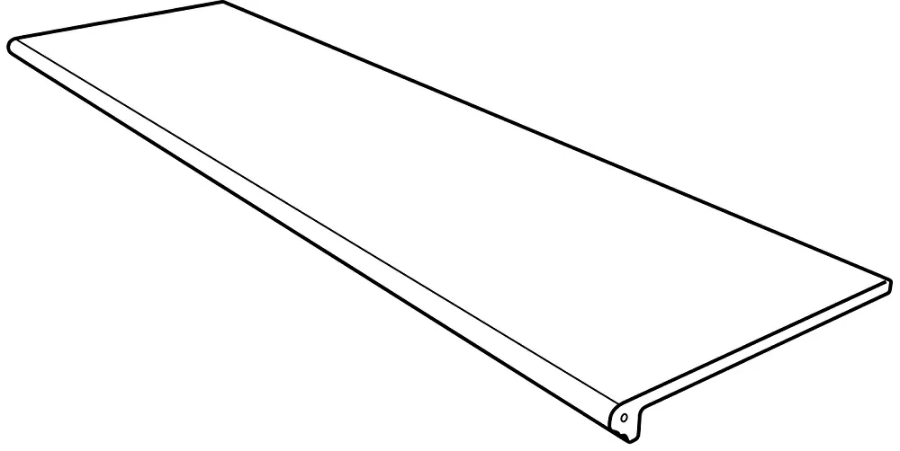 Клинкерная плитка 970440 Ступень фронтальная Petra Orce redondeado 33x120