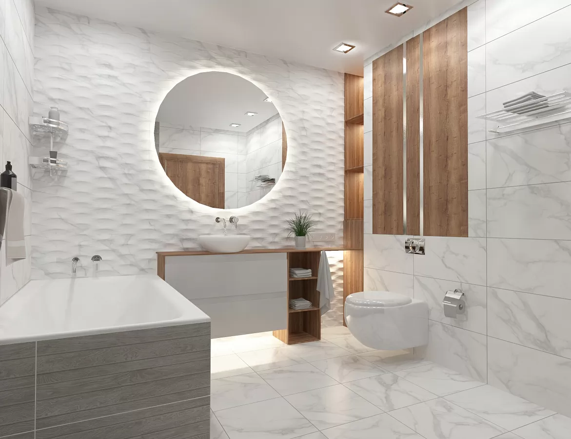 Плитка Декор Calacatta Bianco 31.5x63