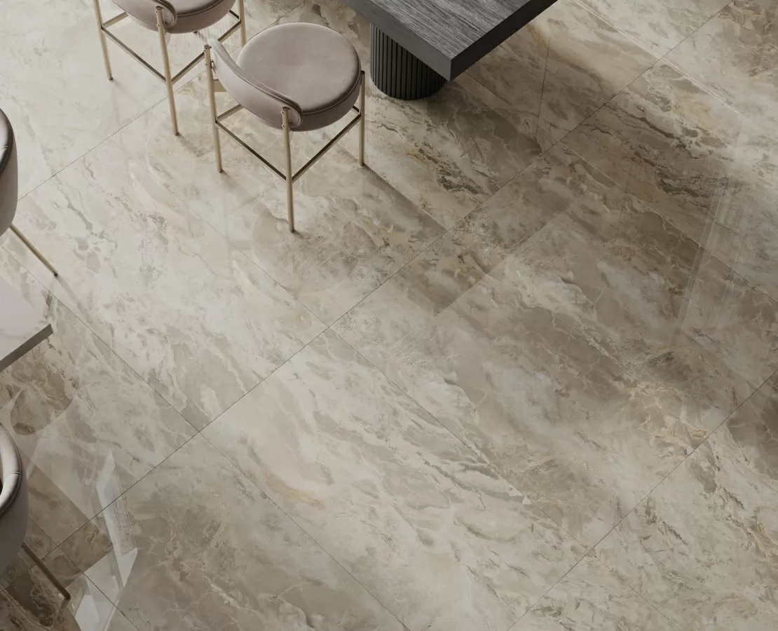 Керамогранит MVL4412P Aquarelle Ivory Glossy 60x120
