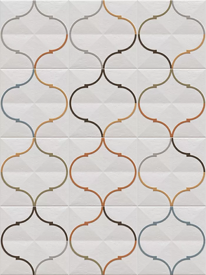 Плитка Oromo Multicolor Mix 20x20