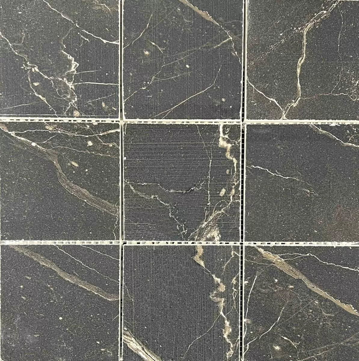 Мозаика Mosaic Estrada Nero 9.5х9.5 300x300