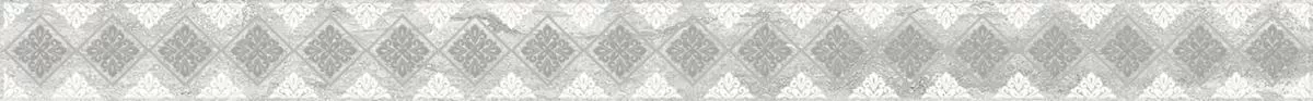 Плитка Бордюр Glossy серый 6,3х60