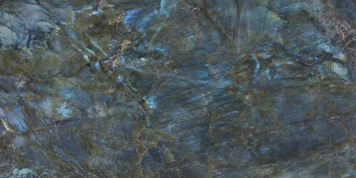 Керамогранит Rigel Azul синий матовый+гл.чернила 80x160