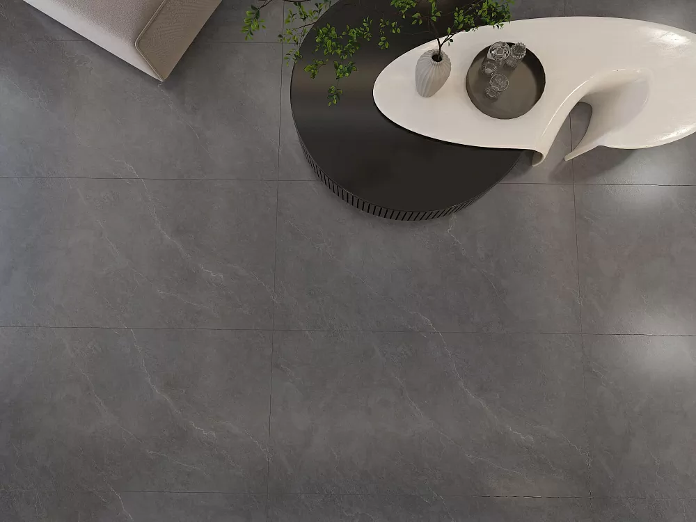 Керамогранит BHW-0024 Cateye Dark Grey Grains Soft-Polished Mould 600x1200x10