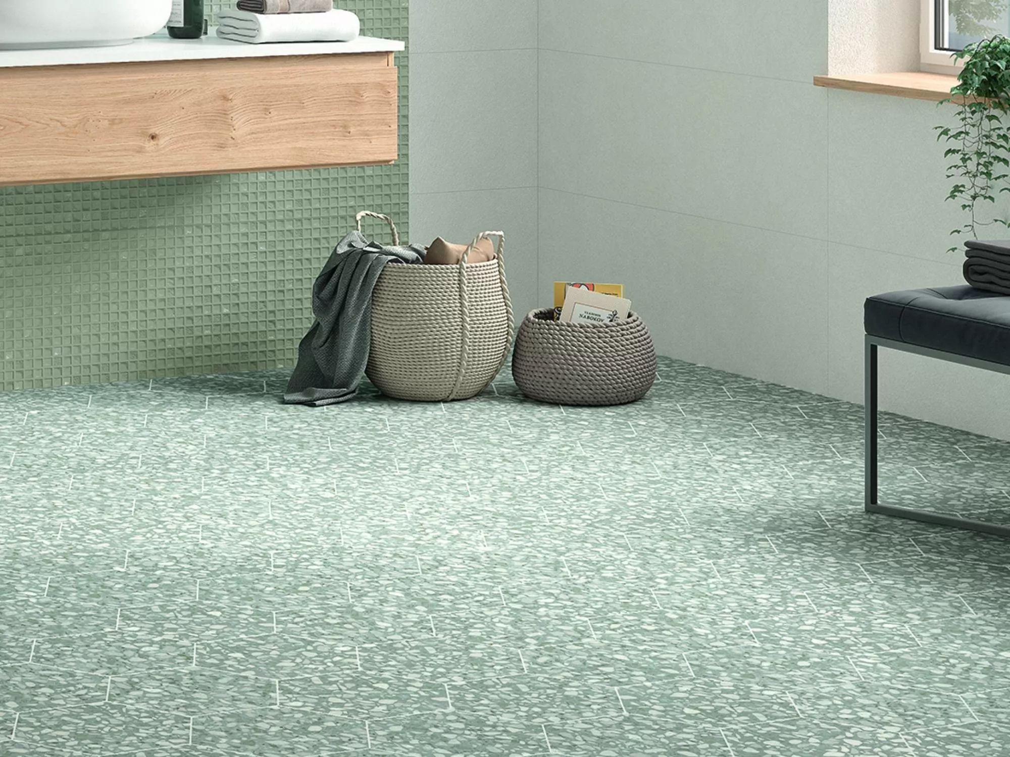 Керамогранит TERAZZO GREY 23X27