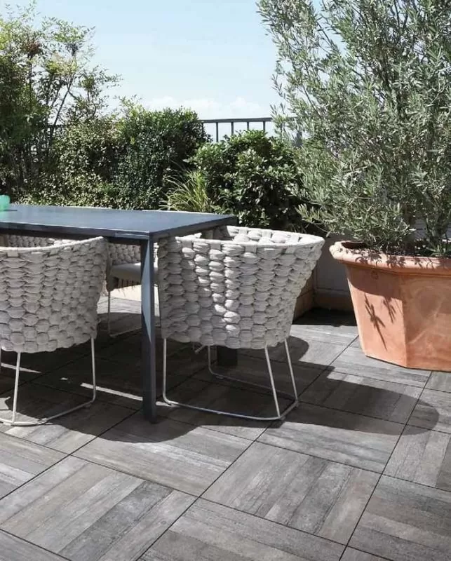 Керамогранит Icon Outdoor White Ret 60x60