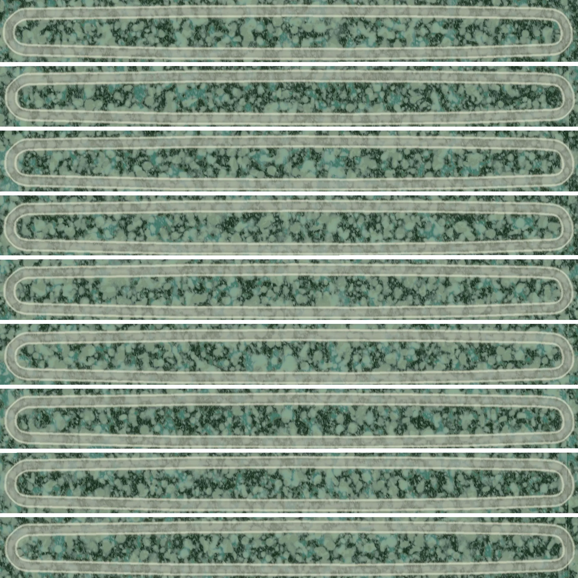 Плитка KMD2SOB006BN Декор чипсет Далия зелёный глянцевый 20x20x0,95