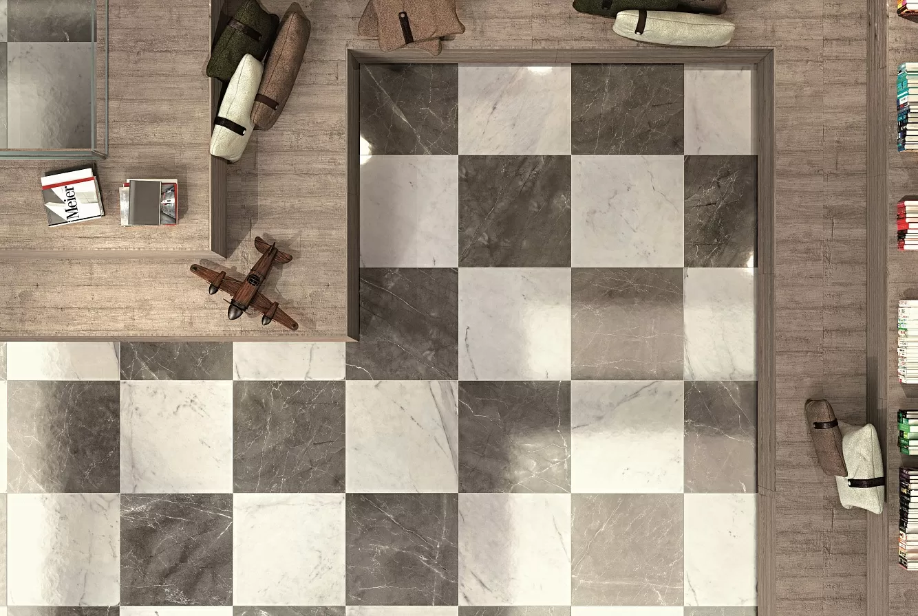 Керамогранит WE0268L Statuario Living Lap. 59,5x59,5