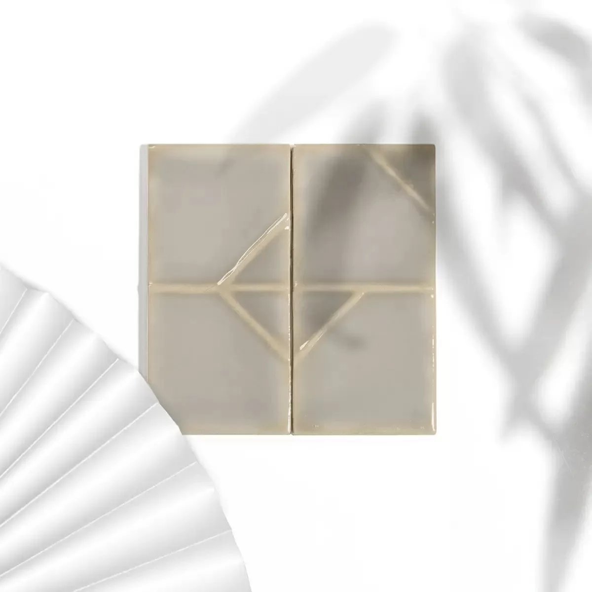Плитка 134630 Yoko Origami Moss Gloss 6,2x12,5
