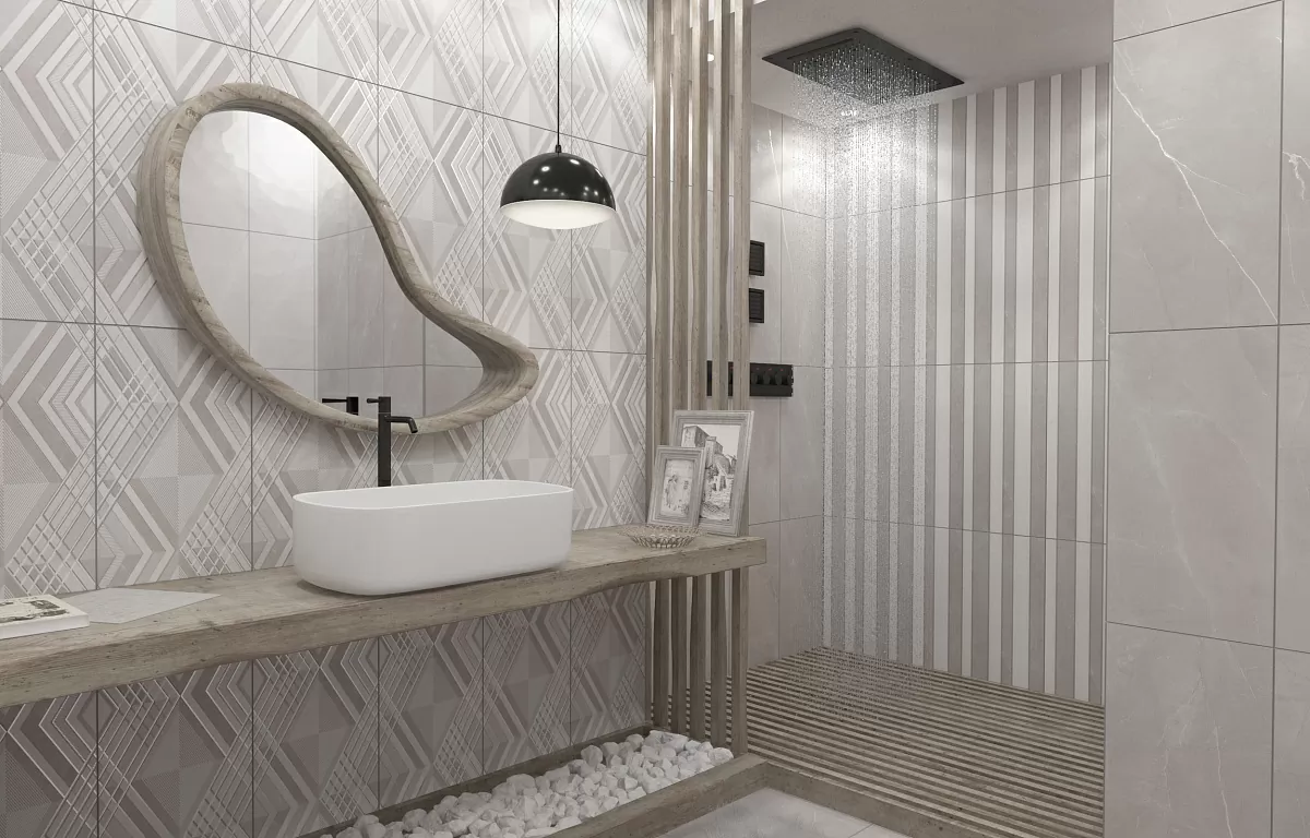 Плитка Pulpis Decor White 33 31.5x63