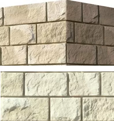 Искусственный камень 410-05 Шинон угол 8.5х16x15 (9.5х18x15)