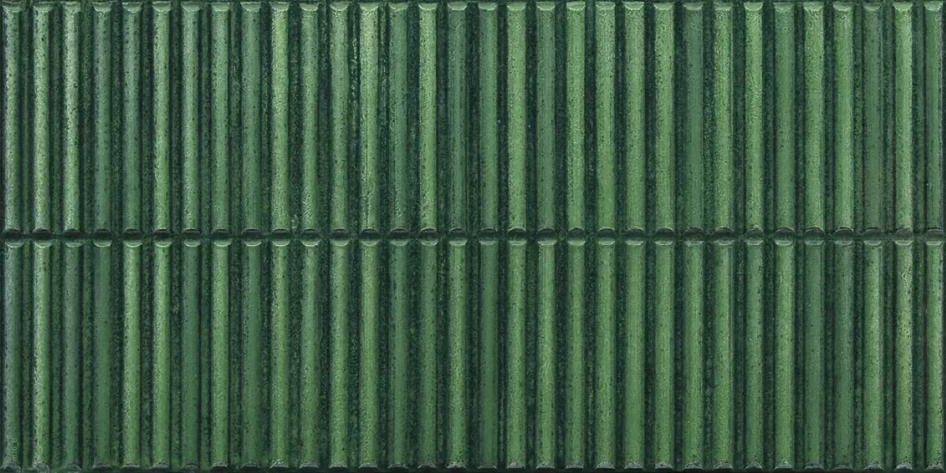 Плитка 05233 Homey Stripes Green Glossy Ret 30x60