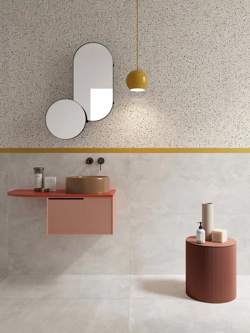 Керамогранит PF60005806 Blend Concrete Grey Ret 90x90