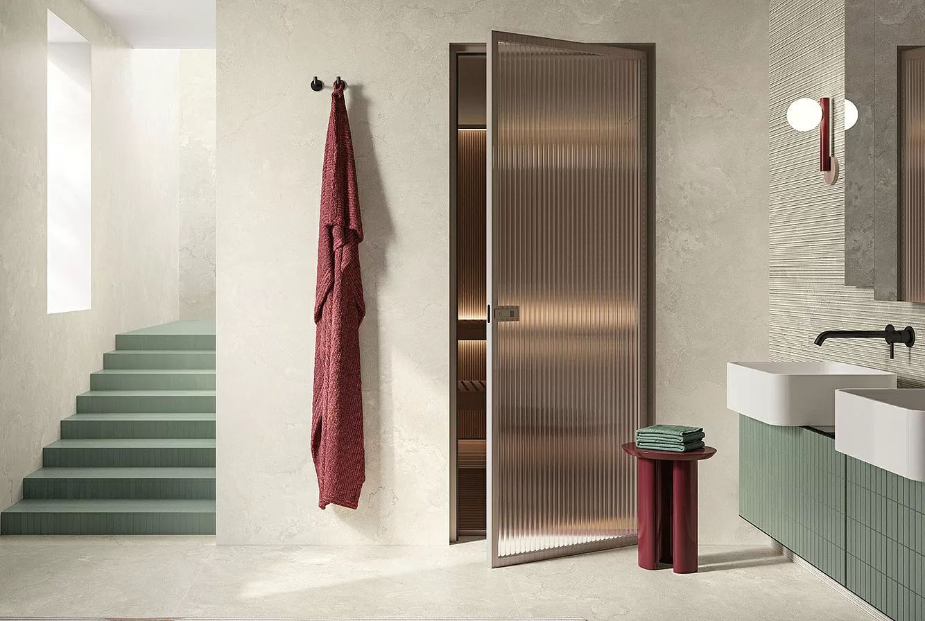Керамогранит DR03BAR Dorset Beige Cross Cut Ribbed SQ. 60x120