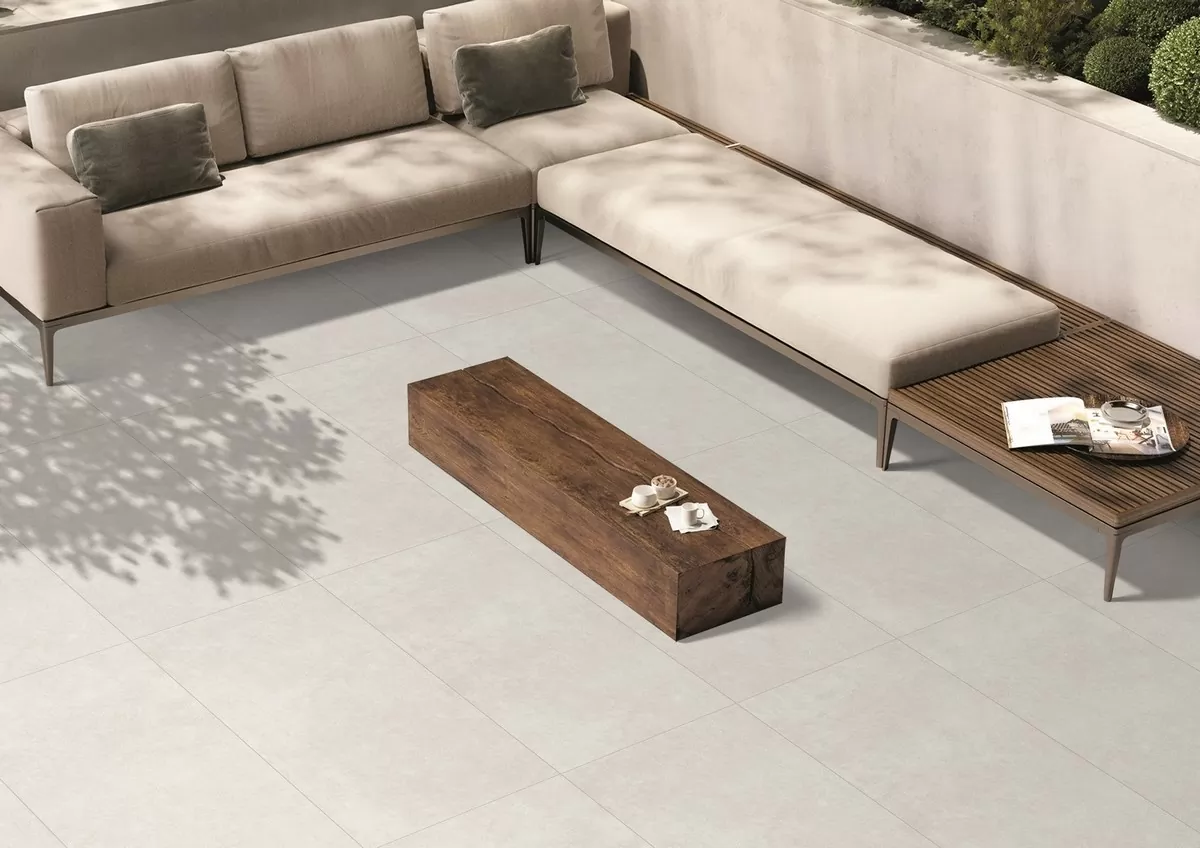 Керамогранит ENSTN5002SR116060 Quartzite White Structured R11 600x600x20