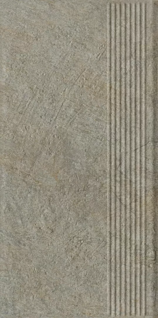 Клинкерная плитка Eremite Taupe Stopnica Prosta Struktura Mat 30x60