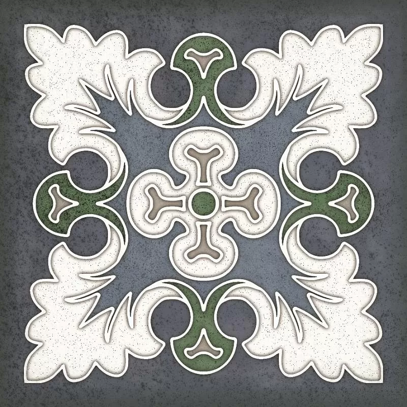 Плитка Smalto Decor Blu 1 15x15