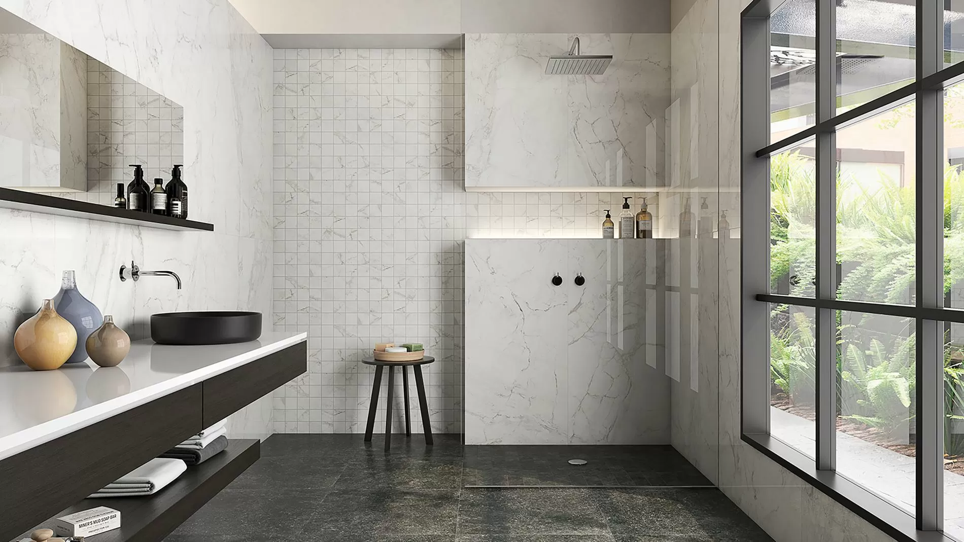 Керамогранит MARBLES LUCCA Blanco 60x120