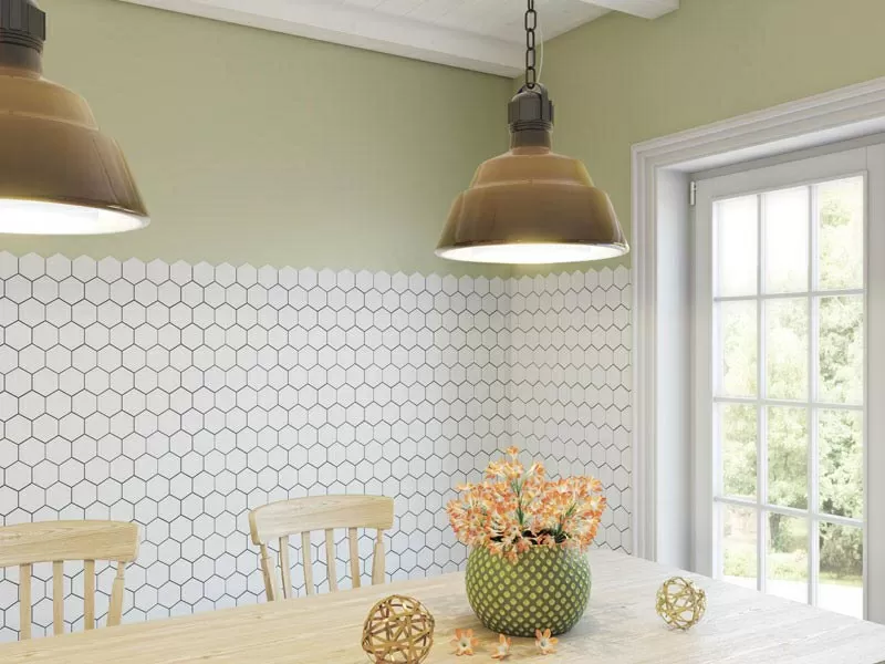 Мозаика JWB60340 White Antid 48x48 30.6х30.6х6