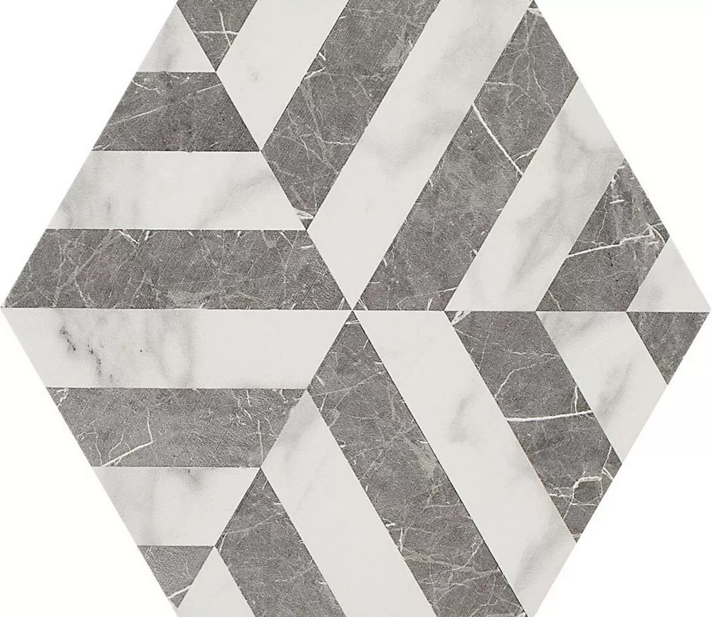 Керамогранит MMMN Allmarble Statuario Decoro 21x18.2