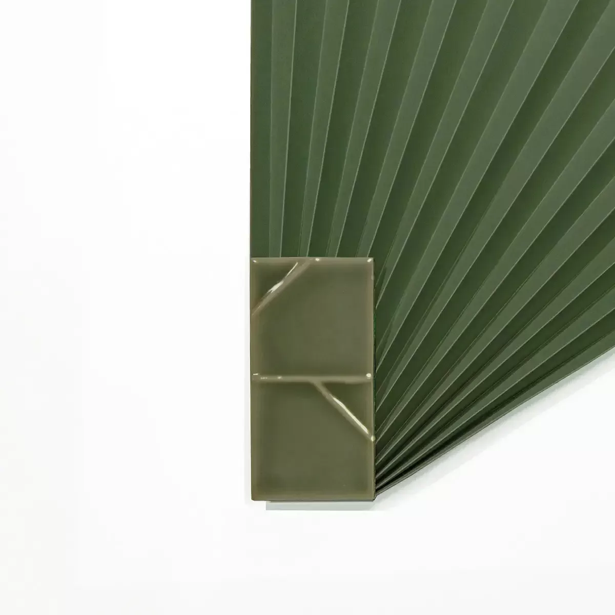 Плитка 134630 Yoko Origami Moss Gloss 6,2x12,5