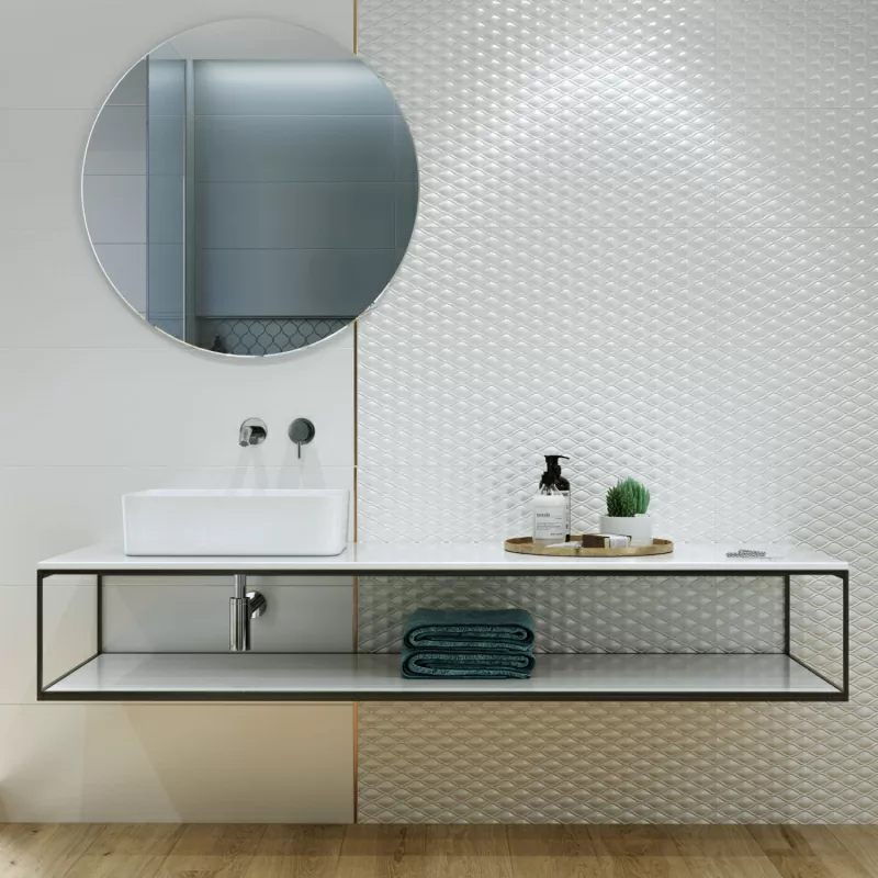 Плитка Плитка O-ONR-WTA132 Ocean Romance рельеф сатиновый морская волна 29x89