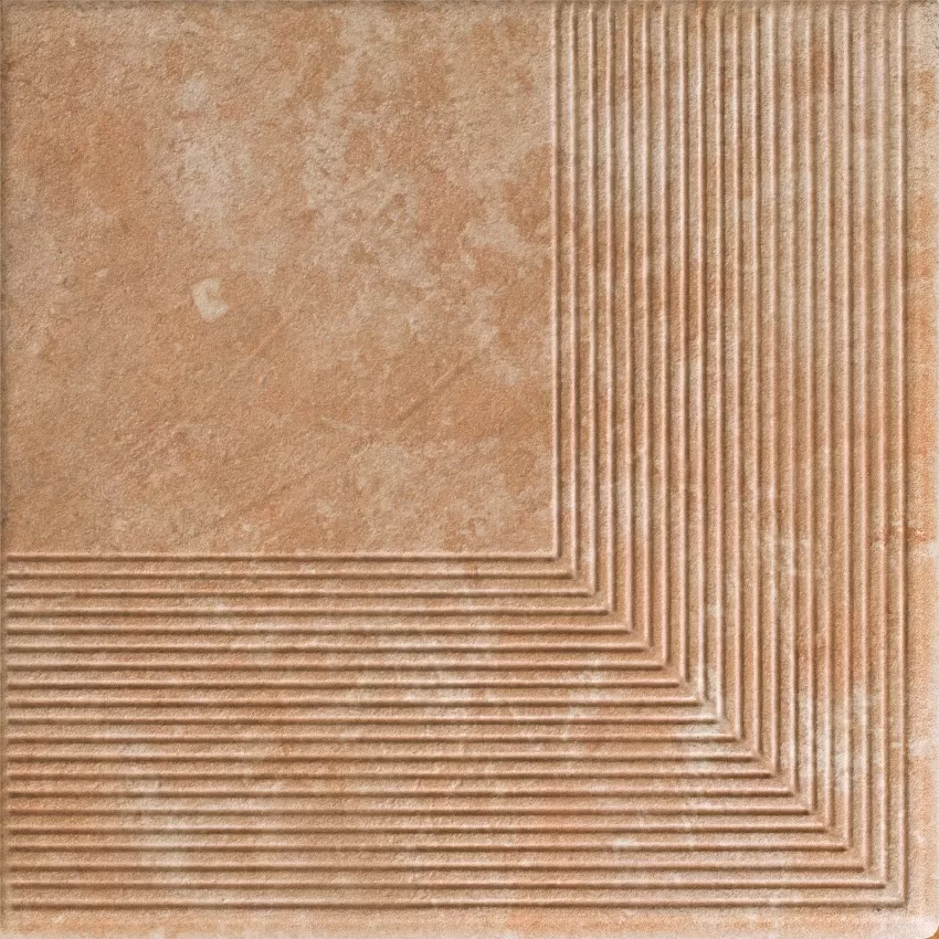 Клинкерная плитка Ilario Beige Ступень угловая MAT 30х30