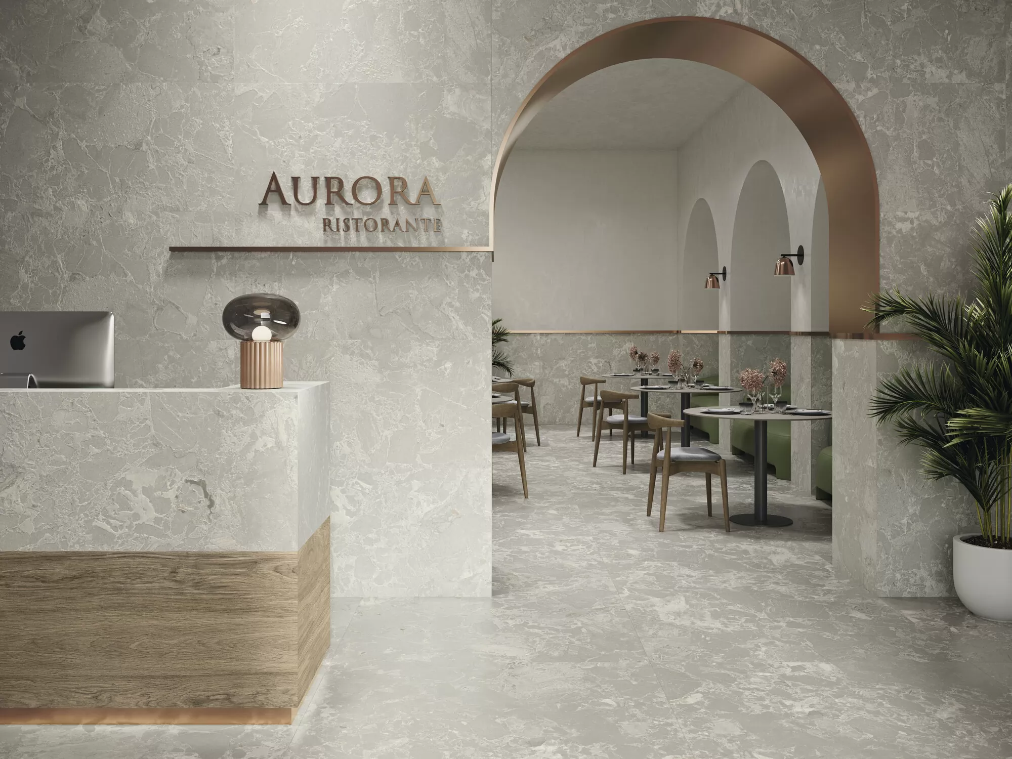 Керамогранит A040241 Aurora Grey Honed Rect 60x120