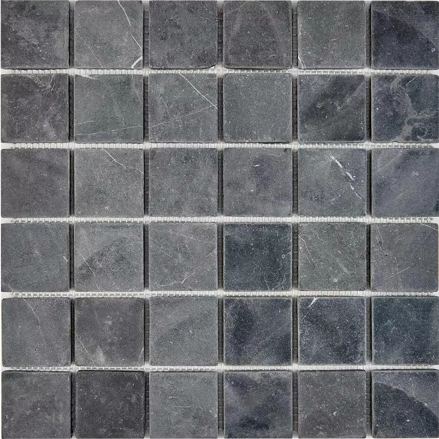 Мозаика PIX249 Nero Marquna из мрамора матовая 48x48 305х305x6