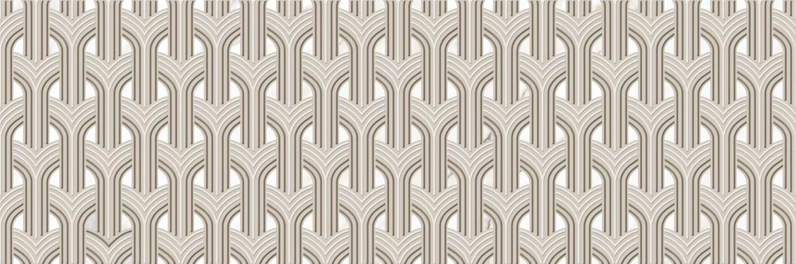 Плитка M8TH Allmarble Wall Golden White Lux Decoro Retro 40x120