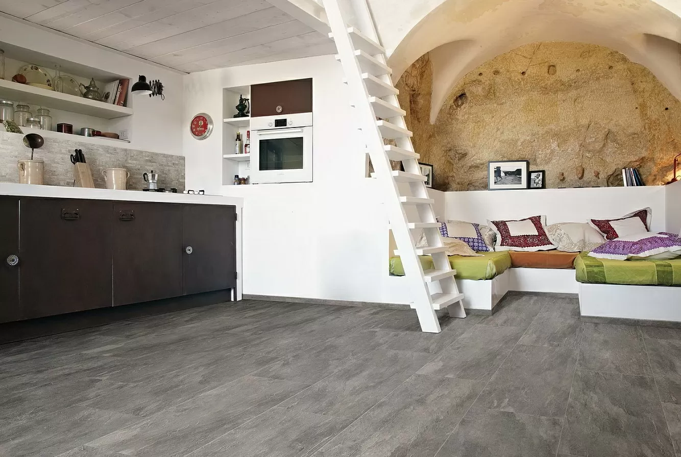 Керамогранит 738650 Ardoise Blanc Grip Ret 80x80