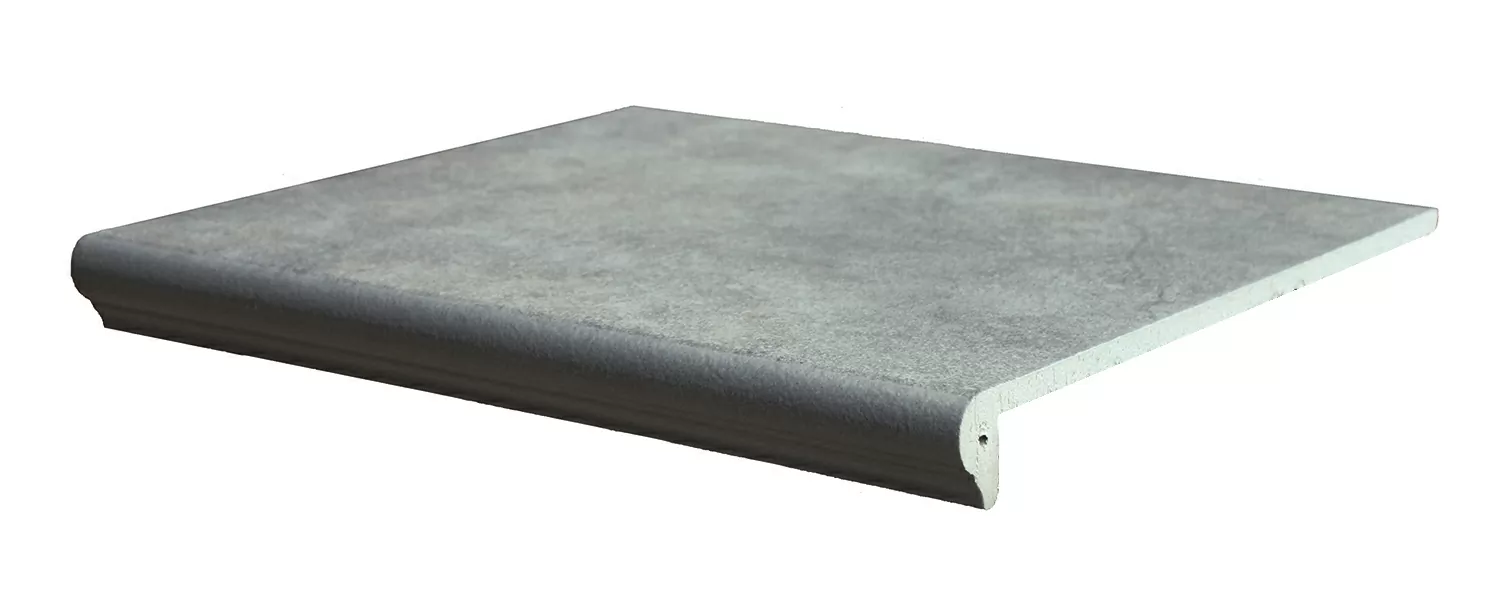 Клинкерная плитка Ступень флорентийская 119 Quarz Grau 36x32x9,5