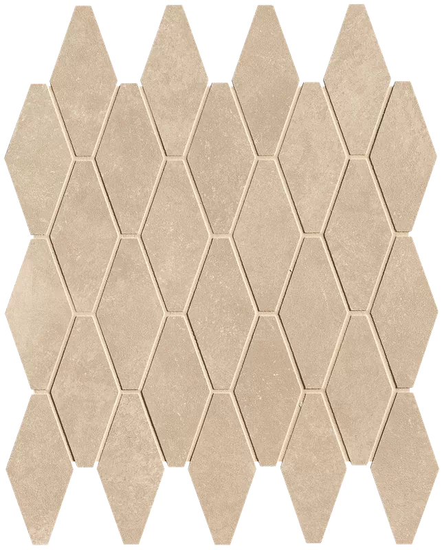 Мозаика fRW1 Nobu Beige Gres Rombi Mosaico Matt 31x35,5
