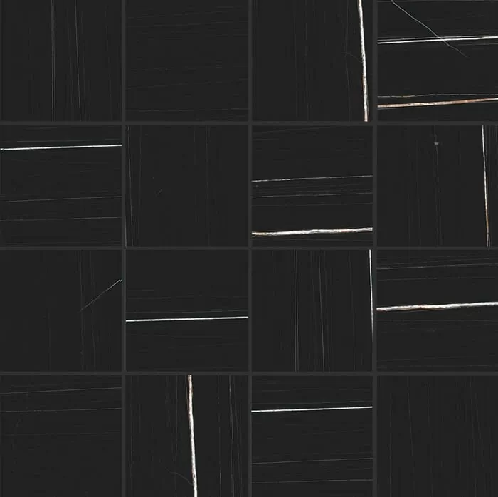 Мозаика 756812 Stones 2.0 Sahara Noir Mat Mosaico 6mm 7,5x7,5 30x30