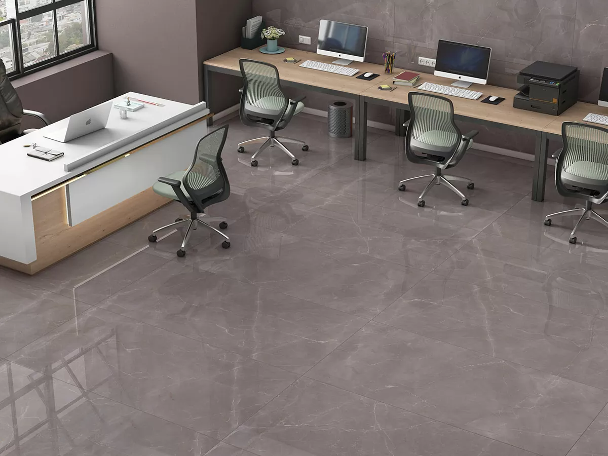 Керамогранит Natural Armani Light Grey Carving 60x60