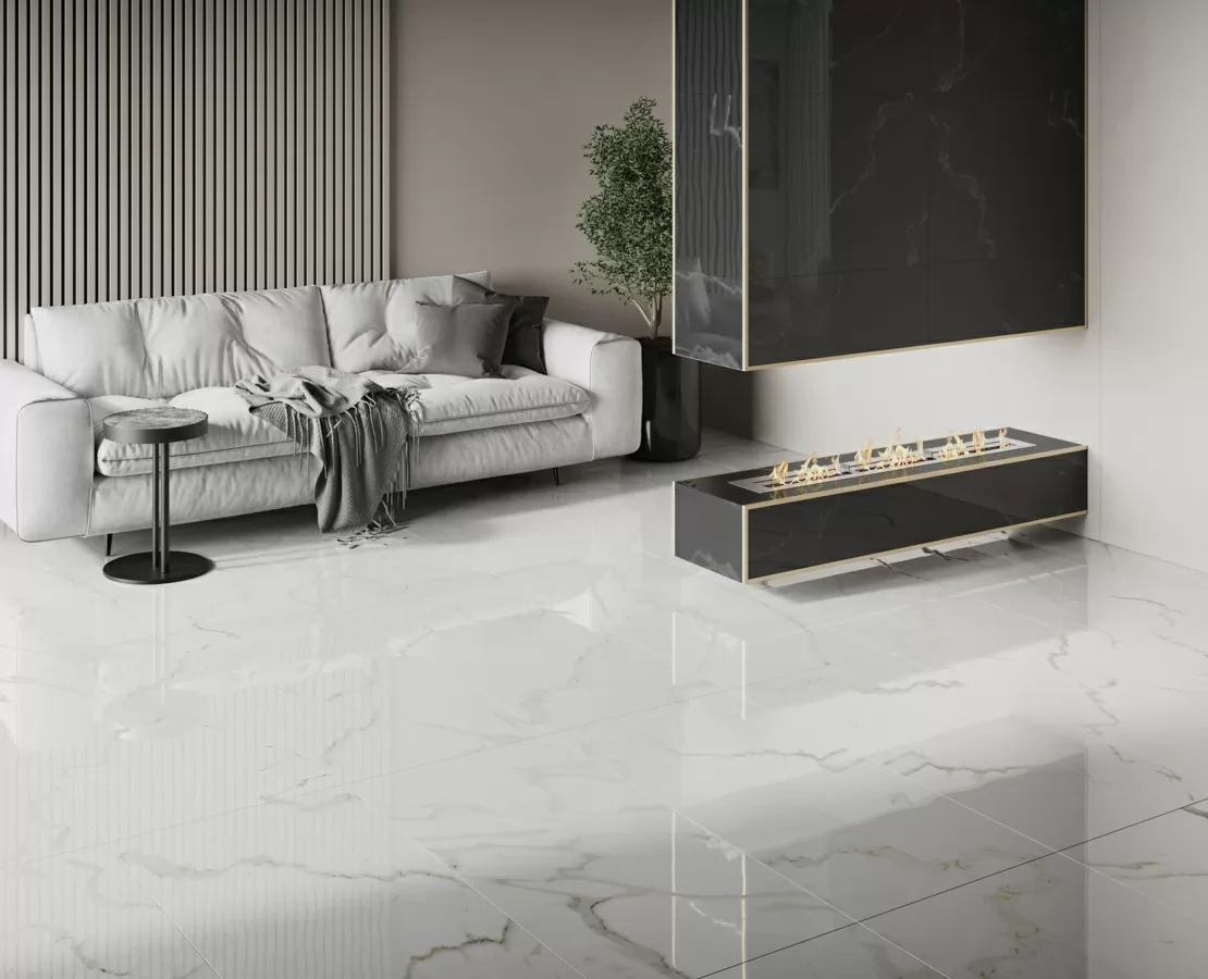 Керамогранит MVL4412P Aquarelle Ivory Glossy 60x120