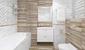 Плитка Champagne Mosaic Декор белый 20х50
