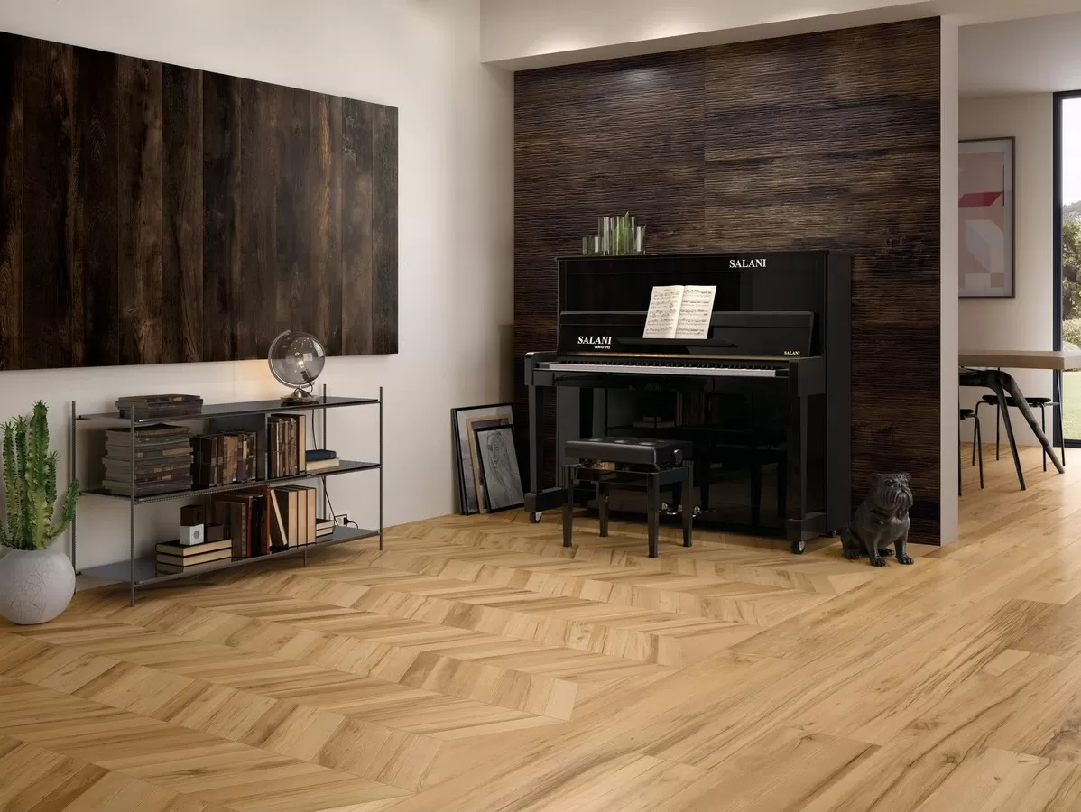 Керамогранит 54PV8R Grigio Spazzolato Nat. Rett. 20x120