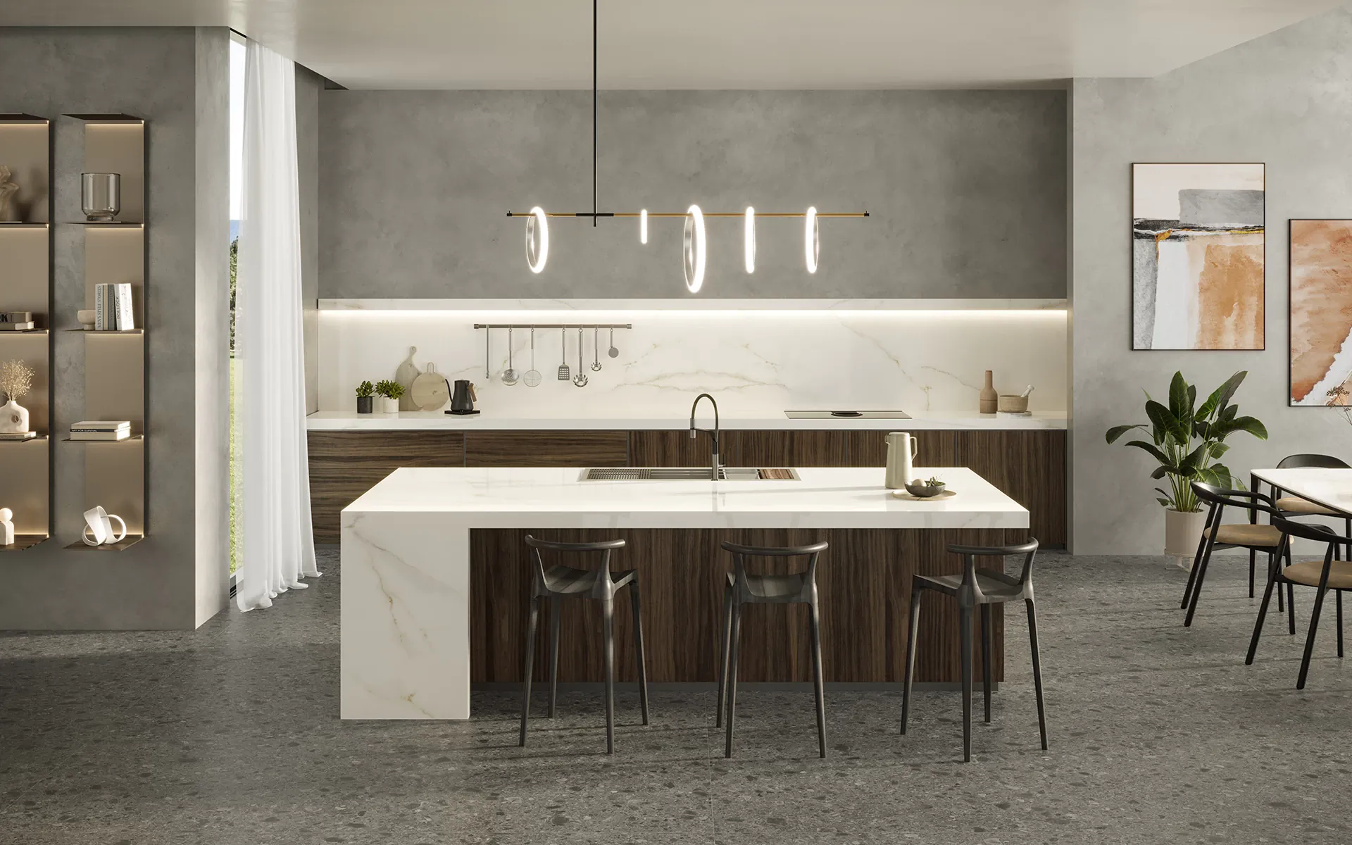Керамогранит AJRN Exotic Wave Lappato 160x320