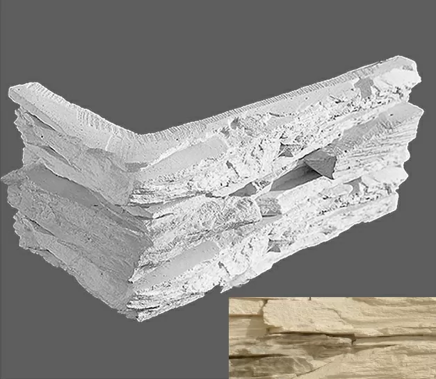 Искусственный камень Угловой элемент Леонардо 088 20/10x10x3,5