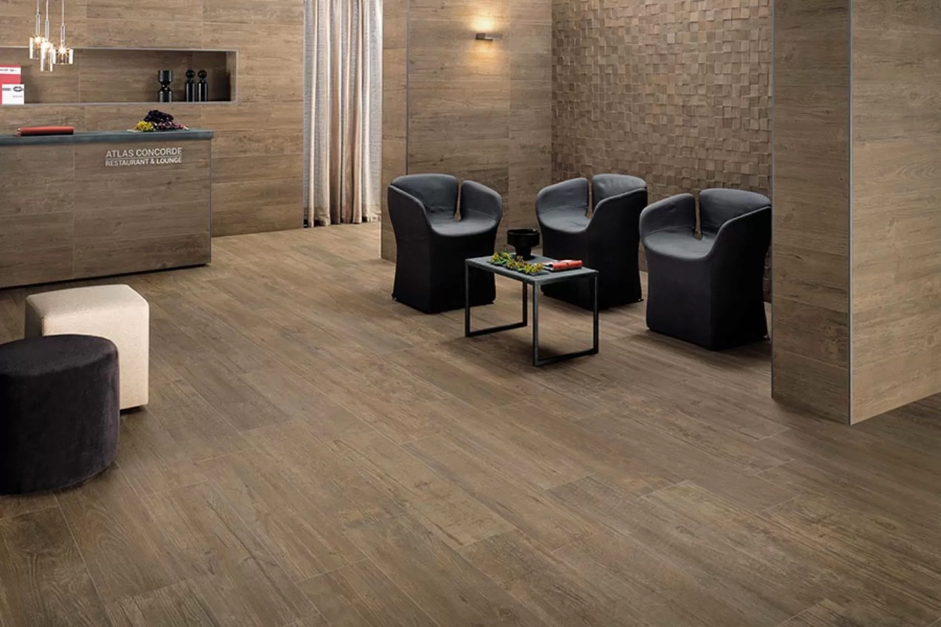 Керамогранит ANIT Axi Brown Chestnut Rosone Mini 45x45