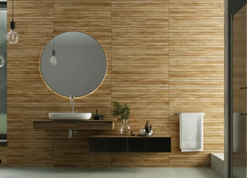 Керамогранит 16889 Lush многоцветный ректификат 44,8x89,8