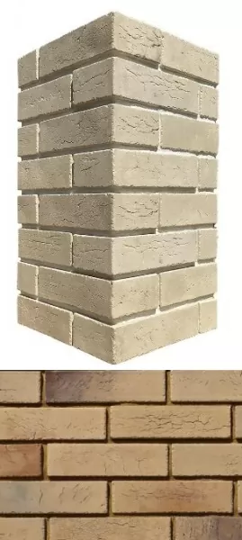 Искусственный камень 360-45 Терамо брик II угол 10x22,5x6,5