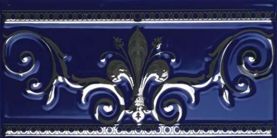 Плитка CENEFA NOBLESSE COBALTO SILVER 20*10