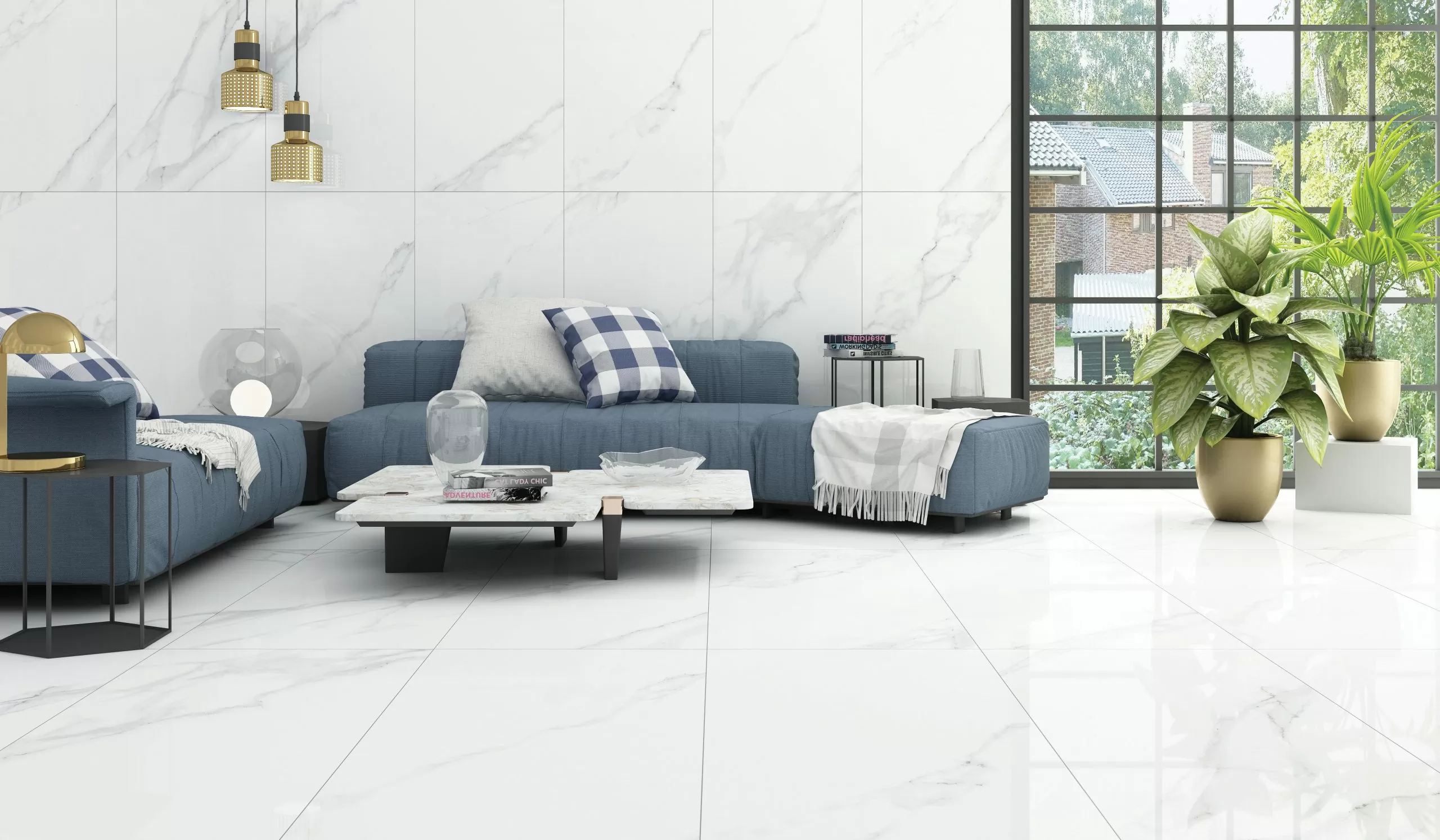 Керамогранит Onyx Herman Gold Glossy 60x120