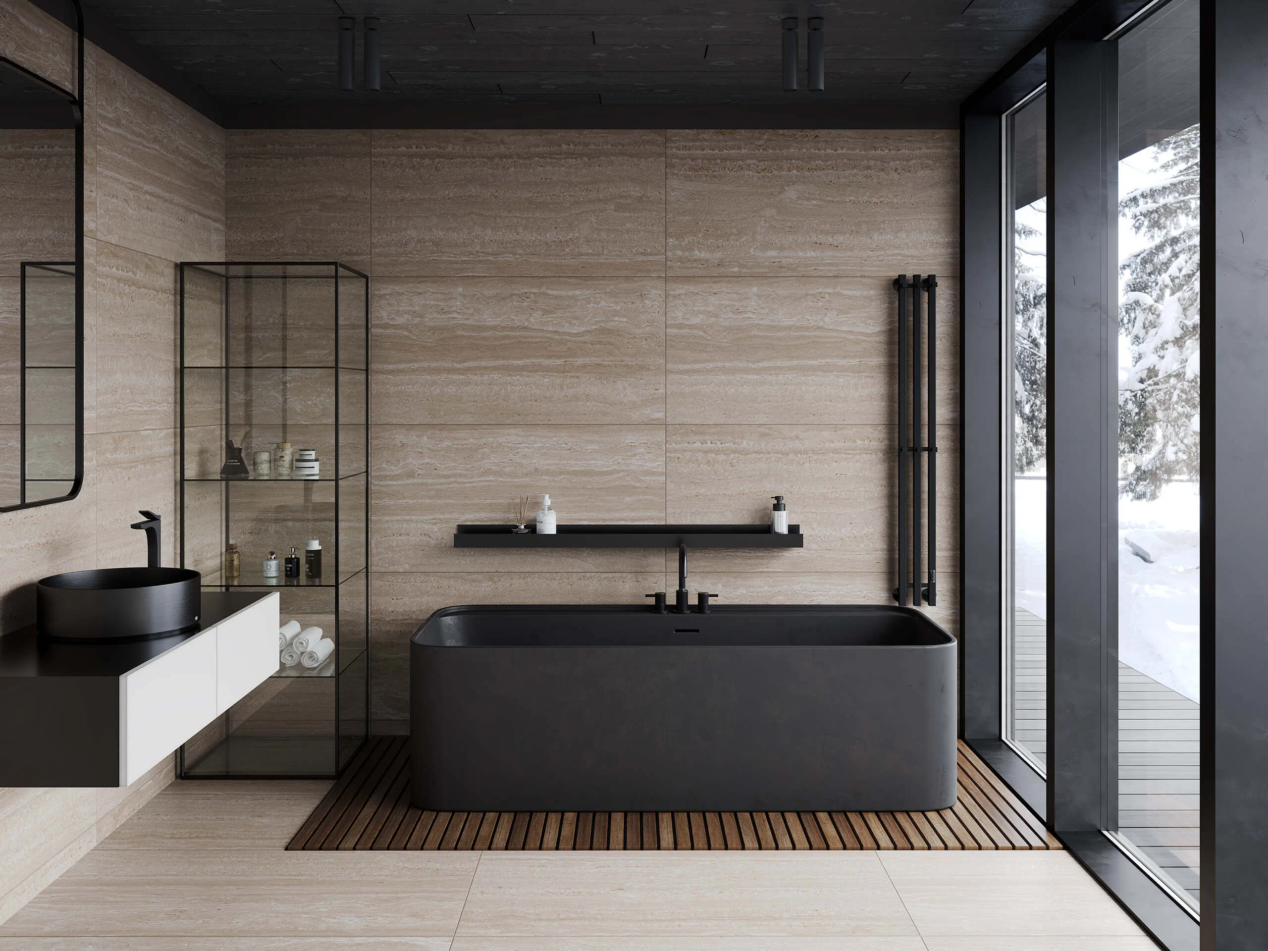 Керамогранит Плинтус TL02 Tolanto Beige Неполированный 7x60