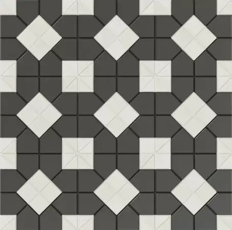 Керамогранит 130013 Tesserae Suit B&W Plus 28x28
