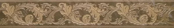 Керамогранит 240887 Marble FASCIA 10 BAROCCHINA MARRONE 9,6x58,5